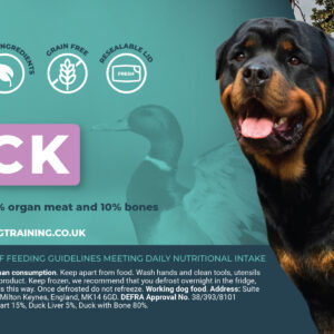 Duck Pure Raw Dog Food 80-10-10