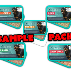Sample of Raw Food 10 Tubs £24.99 when using coupon code SAMPLE - 1 per household